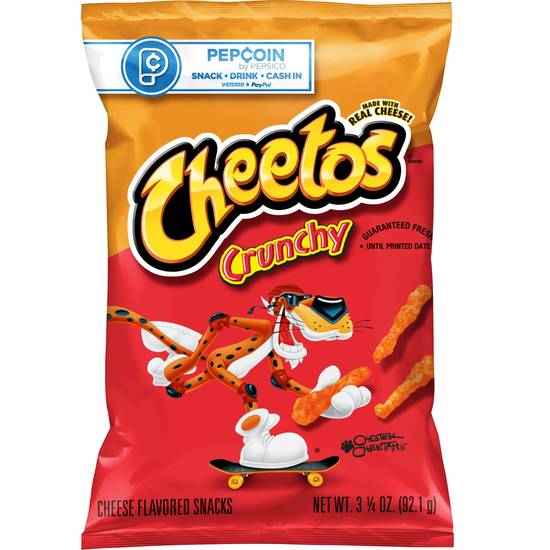 Order Cheetos Crunchy Cheese Snacks food online from Lone Star store, Sunnyvale on bringmethat.com