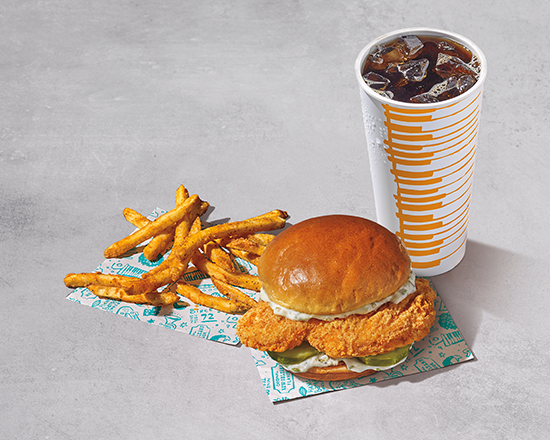 Order LIMITED TIME Spicy Flounder Fish Sandwich Combo food online from Popeyes store, San Antonio on bringmethat.com