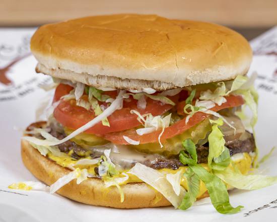 Order Mushroom and Swiss Burger food online from Longhorn Cafe store, Boerne on bringmethat.com