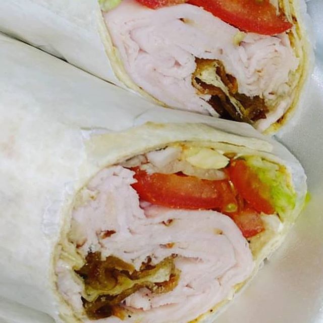 Order Turkey BLT Wrap food online from Lula's Deli Corner store, Clifton Heights on bringmethat.com