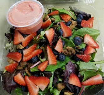 Order Large Strawberry Blueberry Salad food online from Melilli Cafe & Grill store, Portland on bringmethat.com