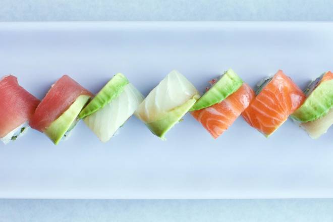 Order Rainbow Roll food online from Mad Seafood Boiler store, Madison on bringmethat.com