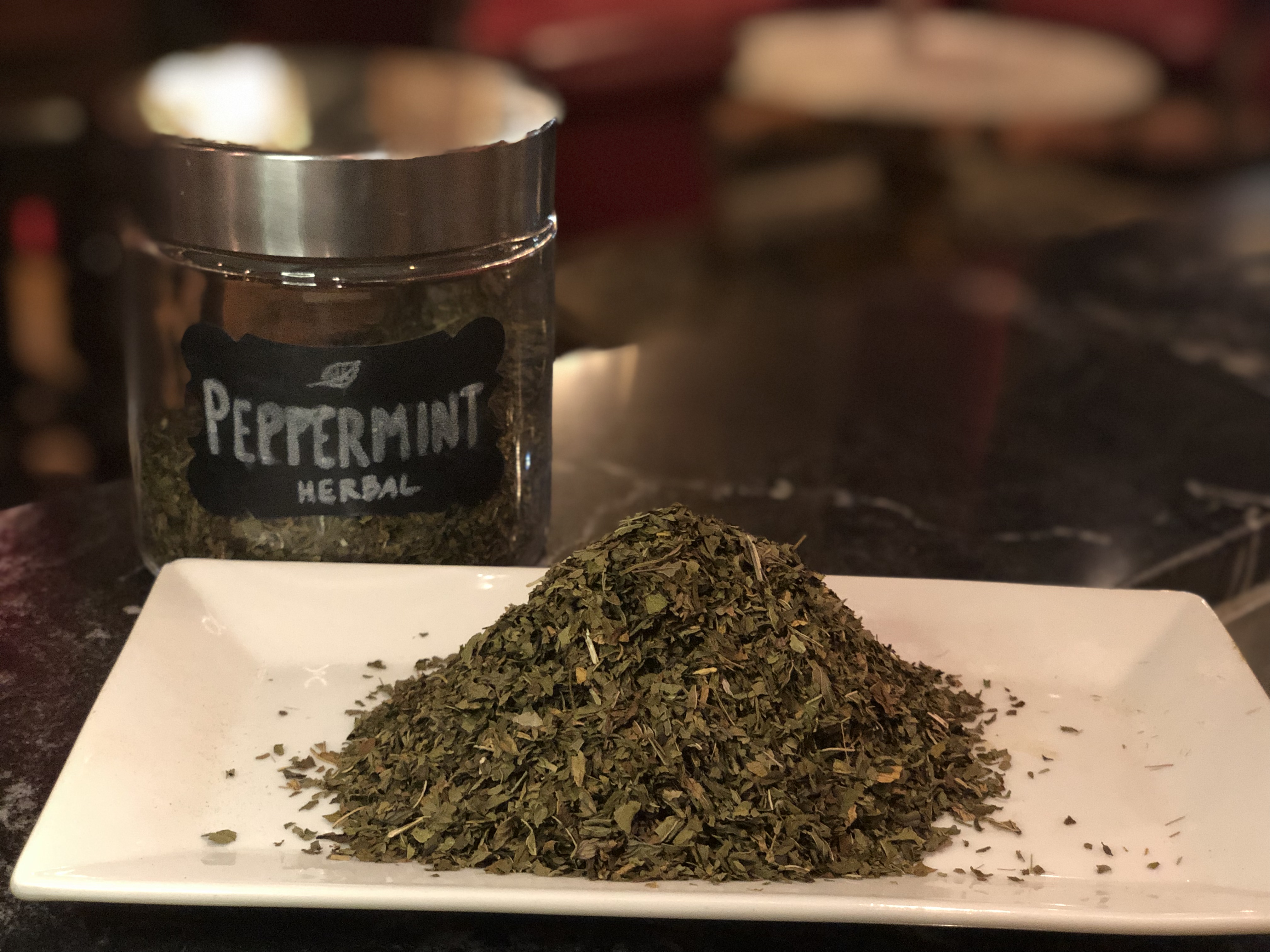 Order Peppermint Herbal Loose Leaf Tea by the ounce food online from Cafe Rhema store, Flint on bringmethat.com