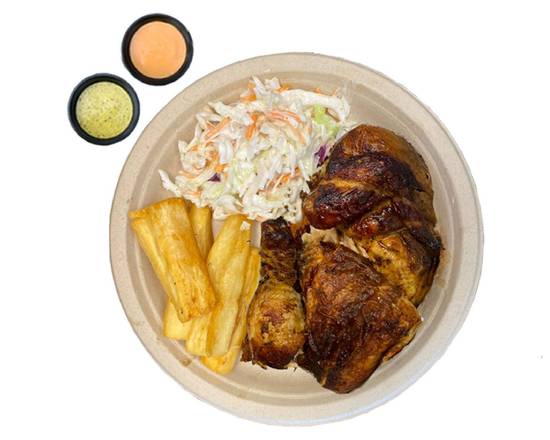 Order Half Chicken & 2 sides food online from Pollito-Chicken store, Spotsylvania Courthouse on bringmethat.com