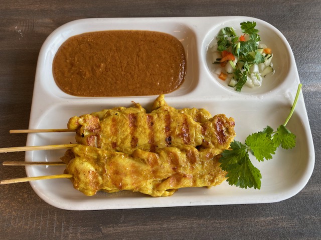 Order Chicken Satay  food online from Esan Zap Thai Cuisine store, Olympia on bringmethat.com