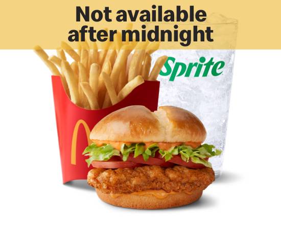 Order Spicy Deluxe Crispy Chicken Sandwich Meal food online from Mcdonald's® store, HIGH POINT on bringmethat.com