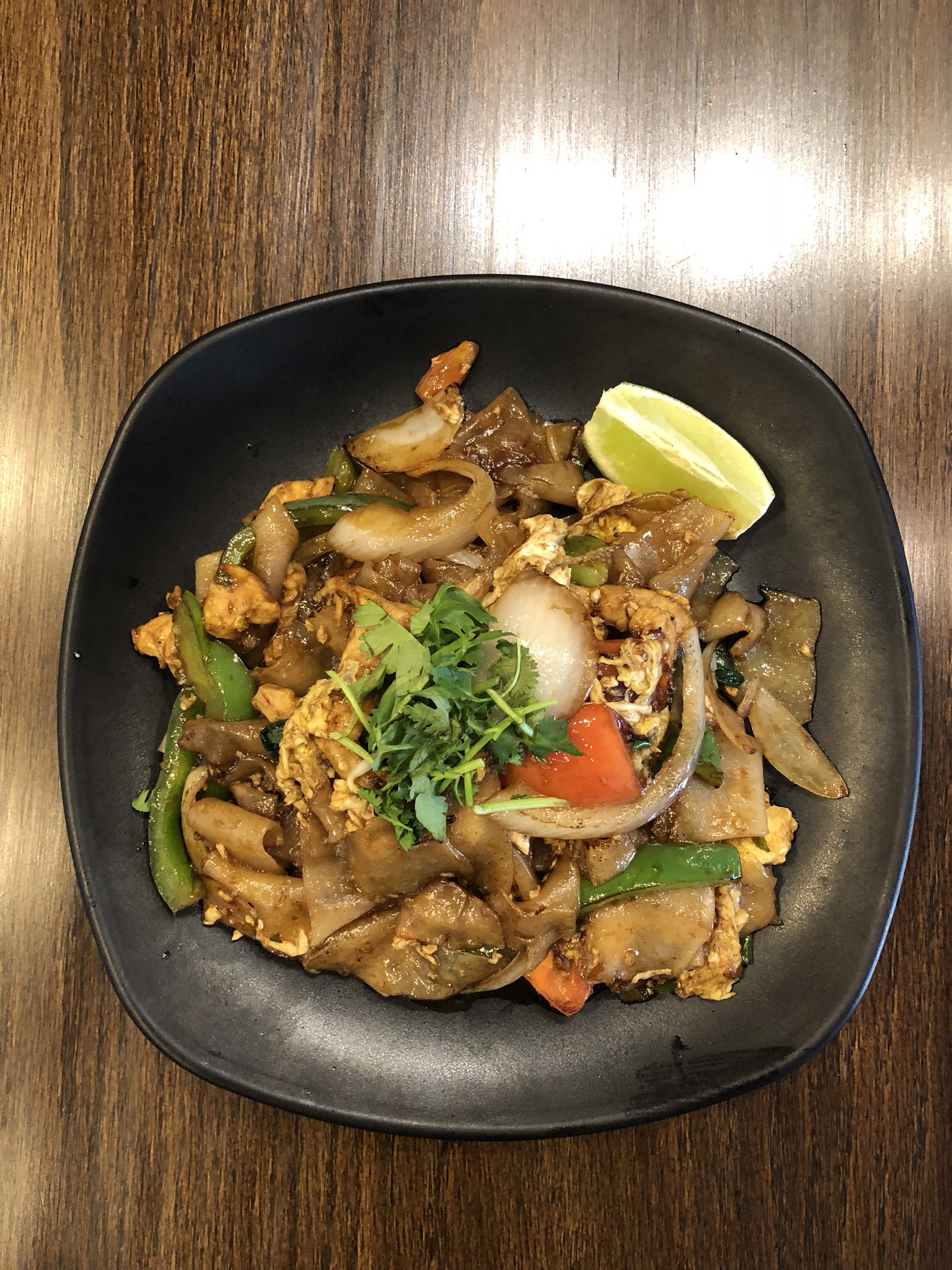 Order N3. Pad Kee Mao Noodle food online from Thai Pin store, Lawrence Township on bringmethat.com
