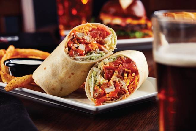 Order BUFFALO CHICKEN WRAP food online from Big Whiskey American Restaurant & Bar store, Fayetteville on bringmethat.com