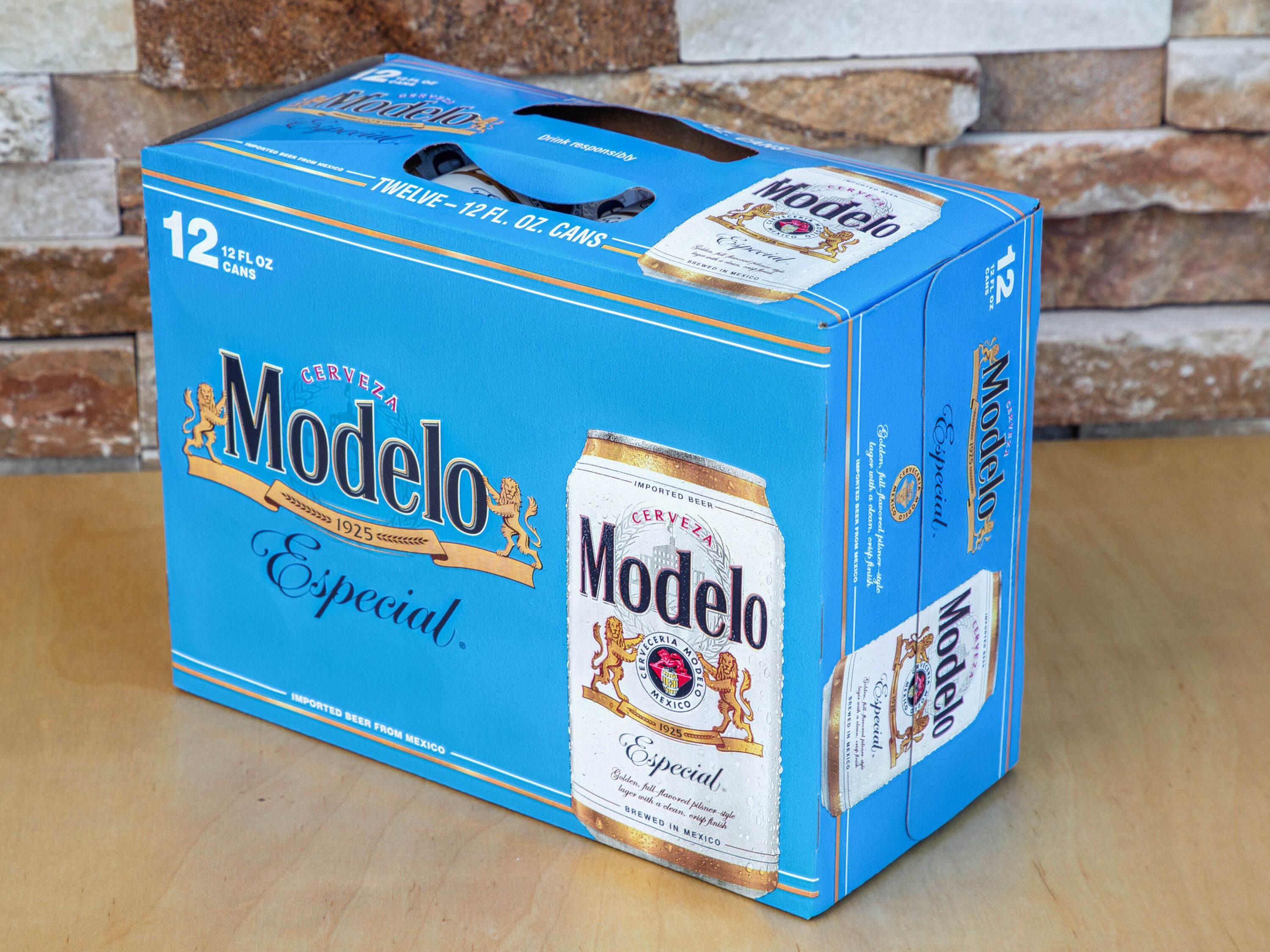 Order 12 Canned Modelo Especial  food online from Sk Food Mart store, Mesa on bringmethat.com