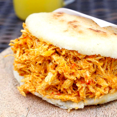 Order Pollo Arepa food online from Cumaco store, Indianapolis on bringmethat.com