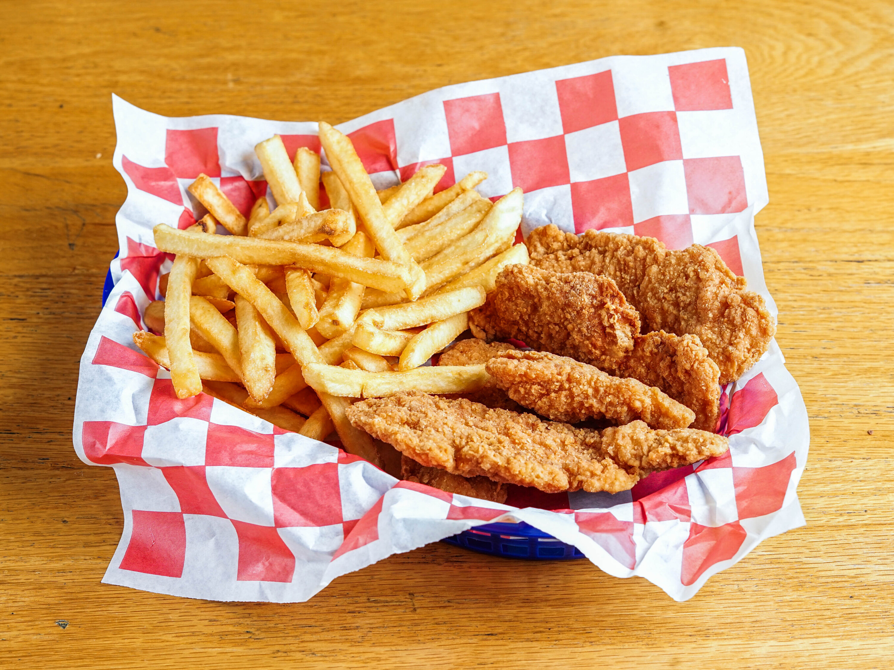 Order Chicken fingers and Fries food online from V & S Sandwich Shop store, Reading on bringmethat.com