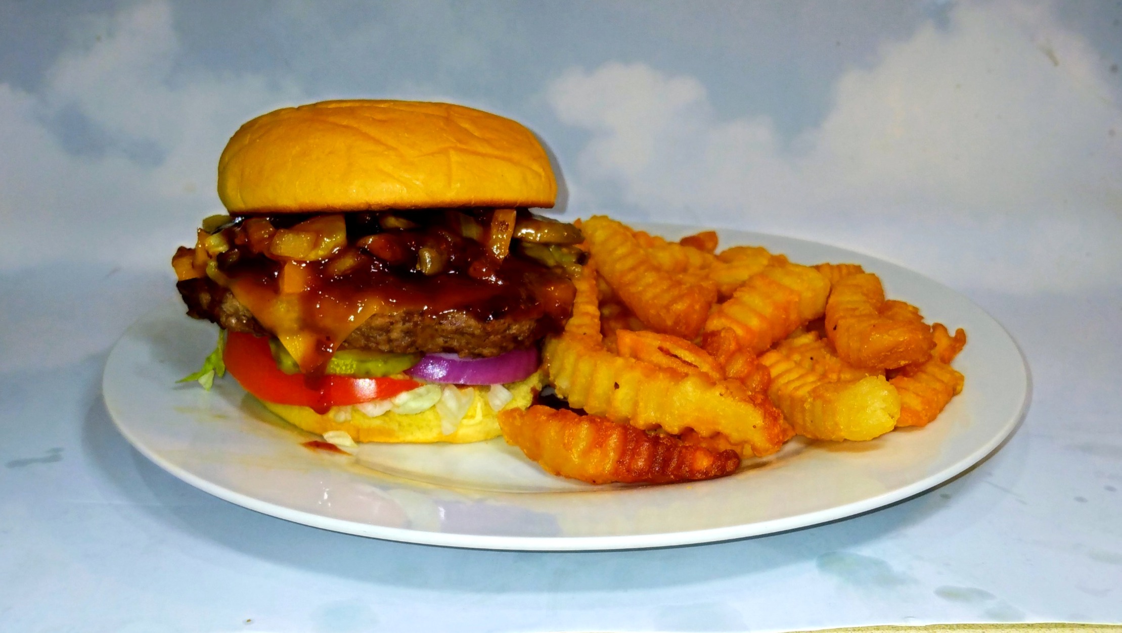 Order Bourbon Bacon Burger. food online from Mr Thomas Diner store, Rochester on bringmethat.com