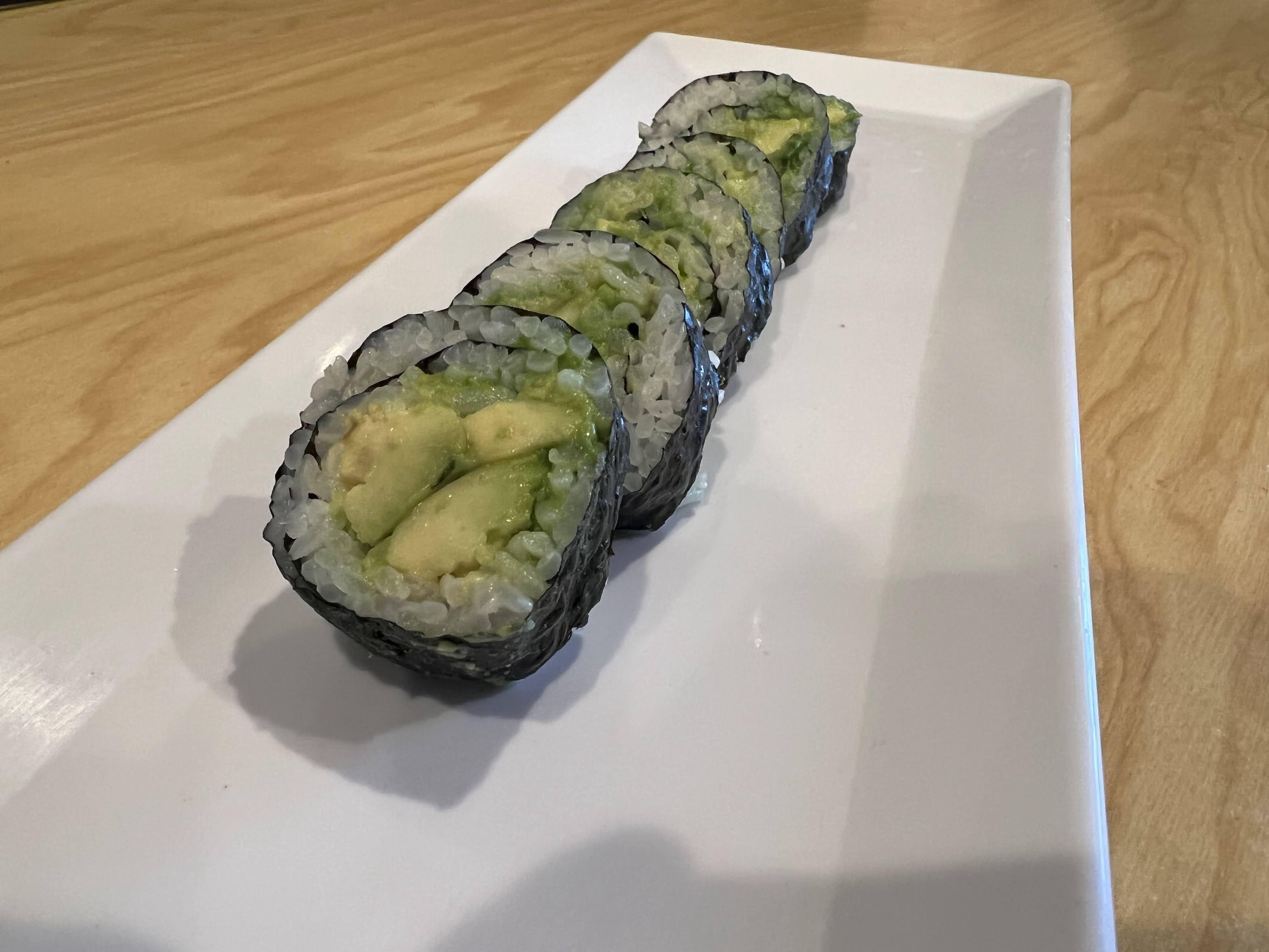 Order Avocado Regular Roll food online from Sushi Box store, Wylie on bringmethat.com