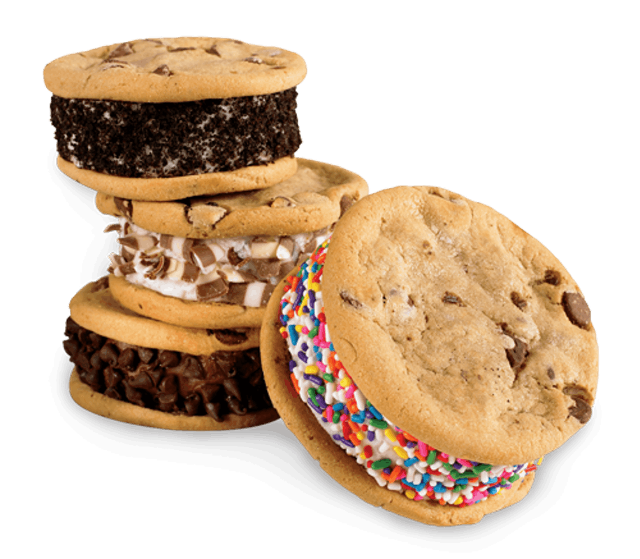 Order Ice Cream Cookie Sandwich Variety 4-Pack - Ready Now food online from Cold Stone Creamery store, Daly City on bringmethat.com