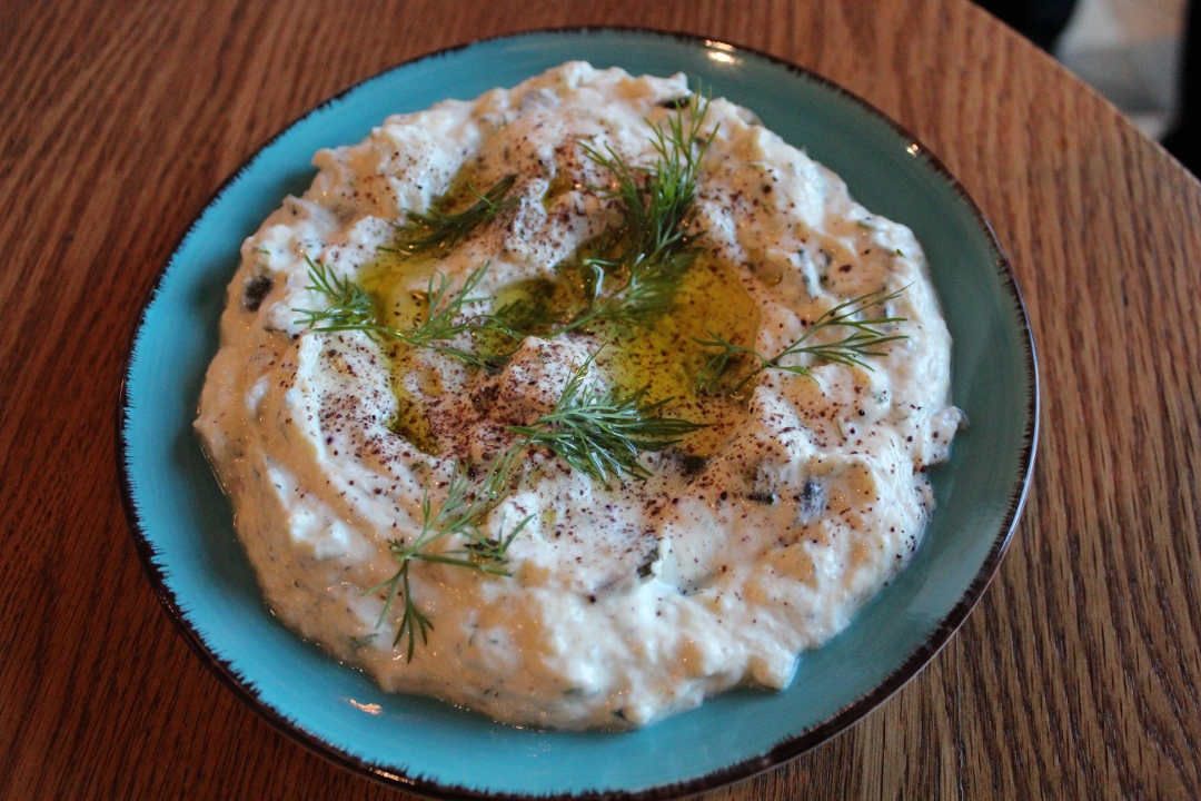 Order Tzatziki Roasted Zucchini food online from La Creme Cafe store, Los Angeles on bringmethat.com