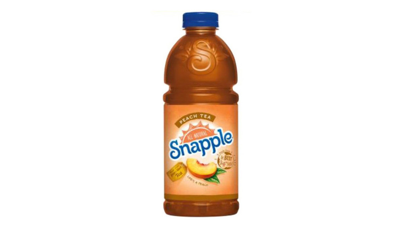 Order Snapple Peach Tea 16 oz Bottle food online from Ross Liquor store, Sylmar on bringmethat.com