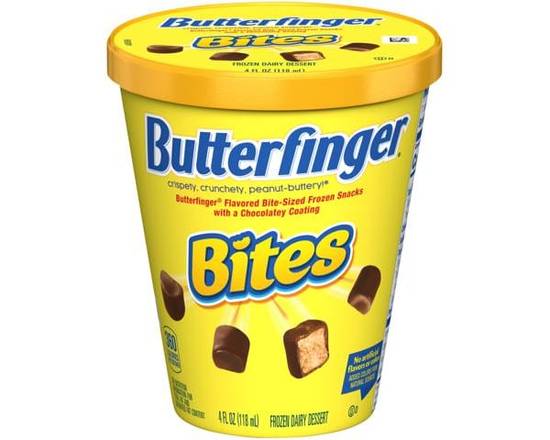 Order Nestle Butterfinger Bites Ice Cream 4oz food online from Johnny Rockets - Ontario Mills store, Ontario on bringmethat.com