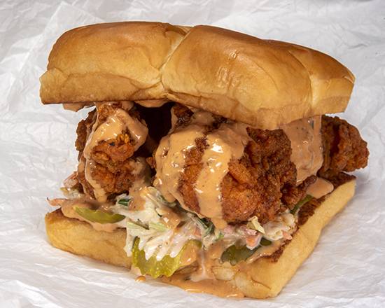 Order Hot Chick food online from Bad Mutha Clucka store, San Antonio on bringmethat.com