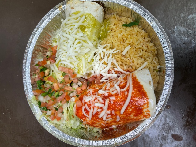 Order Macho Burrito food online from Chile Verde store, Indianapolis on bringmethat.com