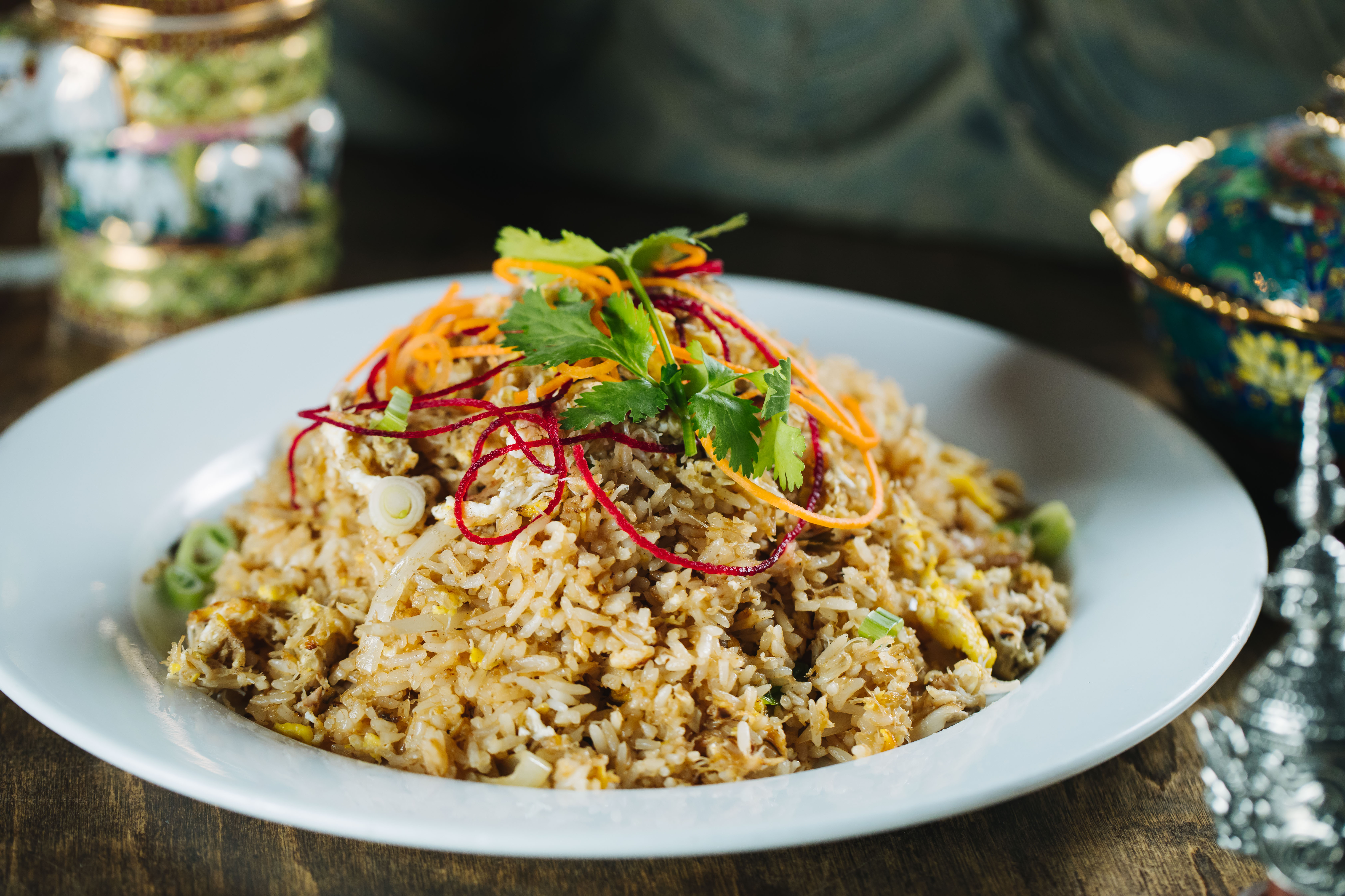 Order Crab Fried Rice food online from Si Lom Thai Asian store, Dallas on bringmethat.com