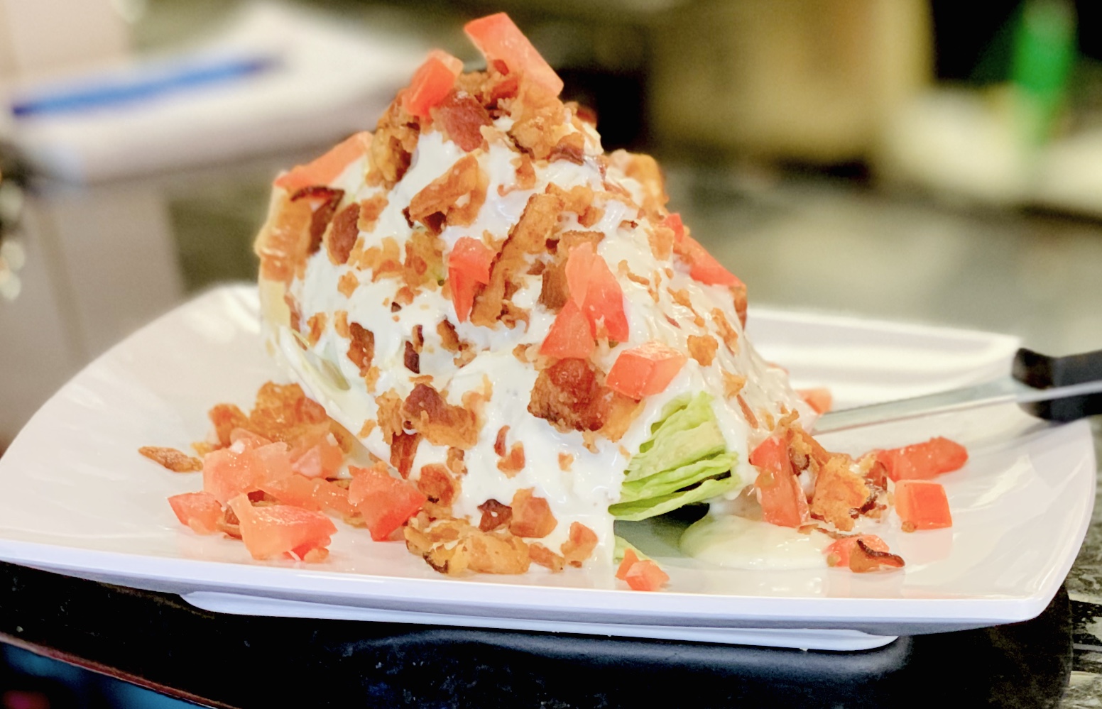 Order Wedge Salad food online from Anchors Fish & Chips And Seafood Grill store, San Jose on bringmethat.com