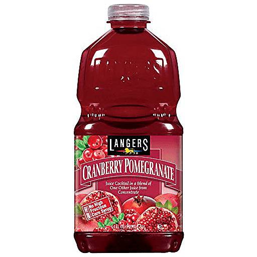 Order Langers Pomegranate Juice (32 OZ) 90103 food online from BevMo! store, Milpitas on bringmethat.com