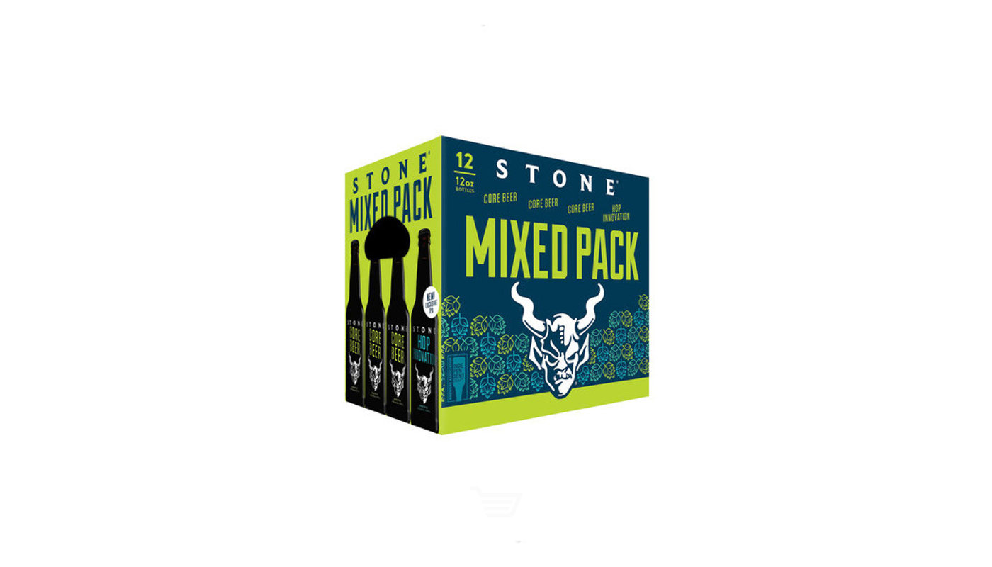 Order Stone Mixed Pack 12x 12oz Bottles food online from House Of Cigar & Liquor store, Redondo Beach on bringmethat.com