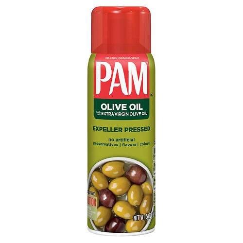 Order Pam Cooking Spray Olive Oil - 5.0 oz food online from Walgreens store, Burlington on bringmethat.com
