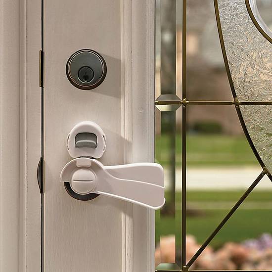 Order KidCo® Door Lever Lock in White food online from Bed Bath & Beyond store, Lancaster on bringmethat.com