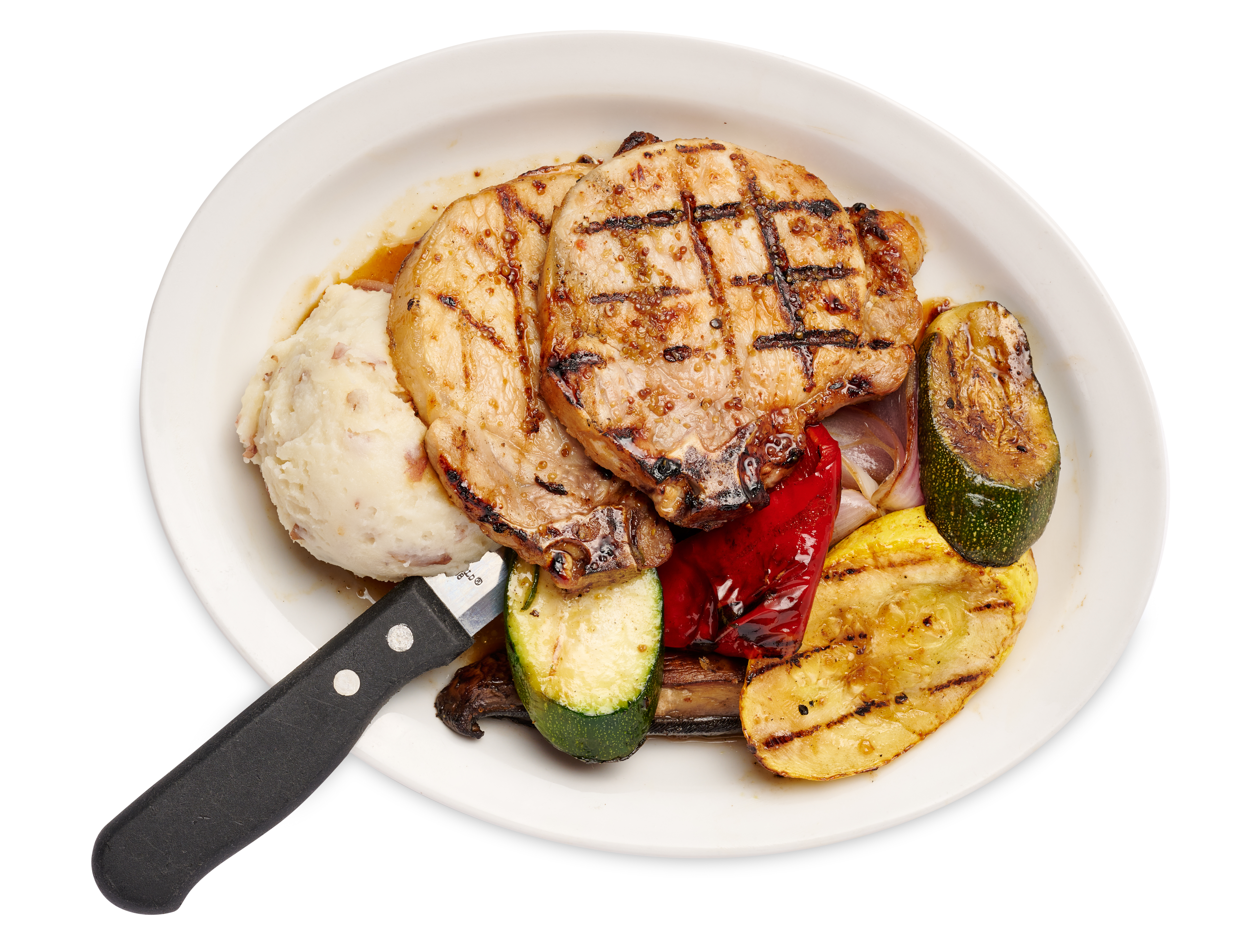 Order Grilled Maple Pork Chops food online from BoomerJack's Grill & Bar store, Bedford on bringmethat.com