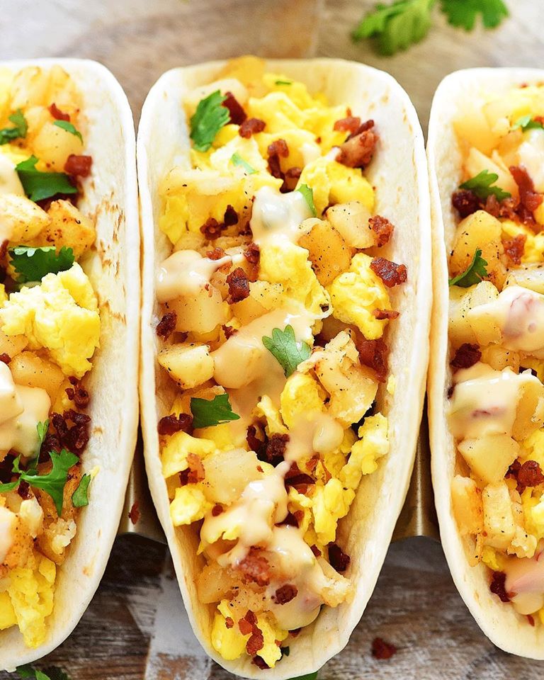 Order Potato, Egg and Cheese Taco Breakfast food online from Juana Taco store, Austin on bringmethat.com
