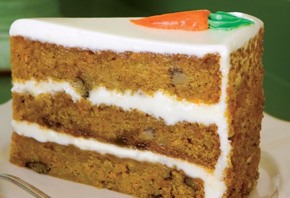 Order Carrot 3 Layer Cake food online from Cheesecake Royale Bakery store, Dallas on bringmethat.com