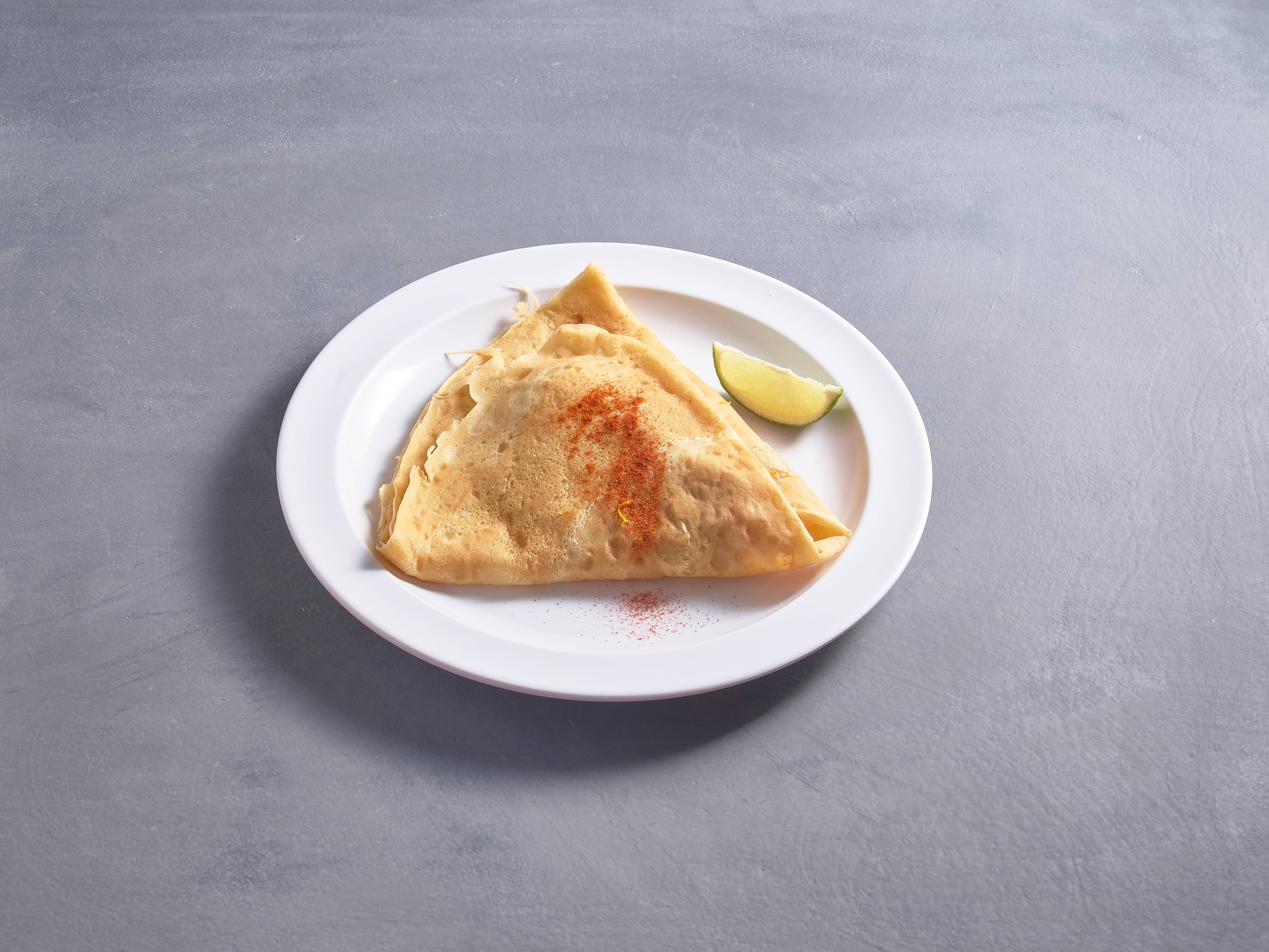 Order 3. Cheese, Avocado and Tomato Crepe food online from Fenton Cafe store, Silver Spring on bringmethat.com