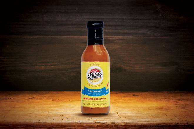 Order Lillie's Of Charleston Hab Mussy Spicy Mustard BBQ Sauce food online from Black Angus Steakhouse store, Brentwood on bringmethat.com