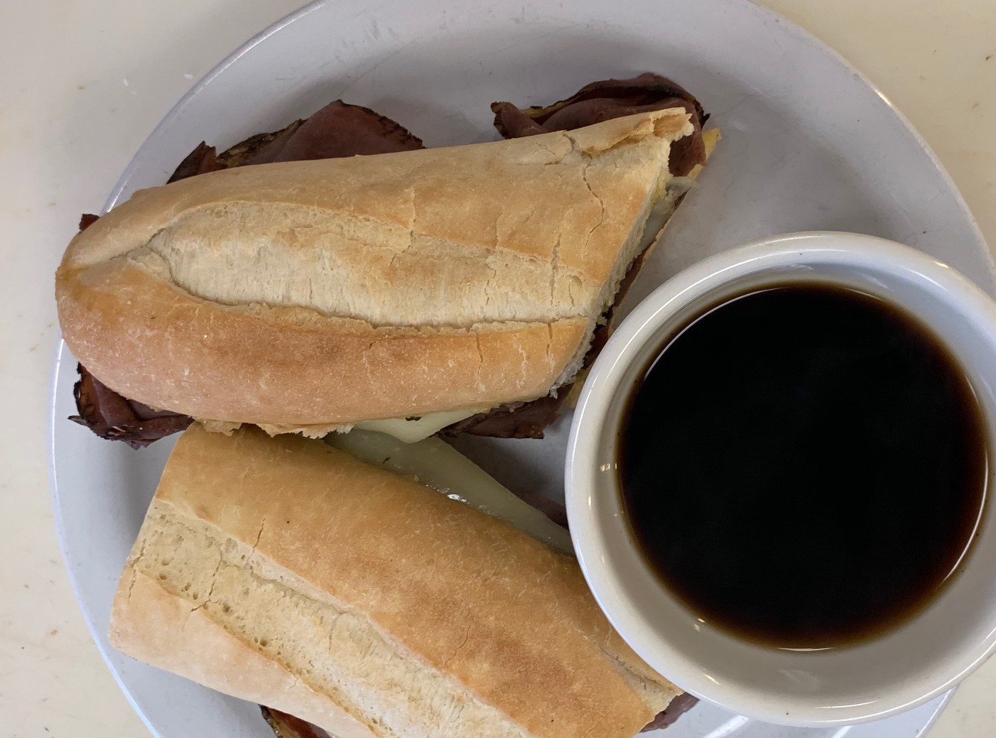 Order French Dip  Sandwich food online from Pioneer Pizza store, Oregon City on bringmethat.com