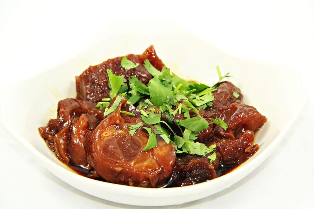 Order 10. Marinated Beef Tendon 滷牛筋 food online from BD Cafe store, Chino on bringmethat.com