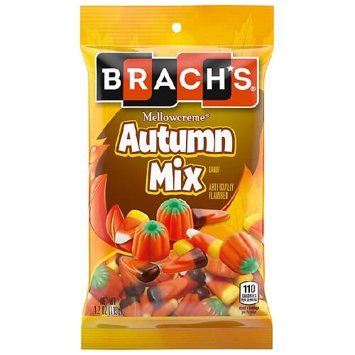 Order Brach's Halloween Autumn Mix Mellowcreme Pumpkin, Candy Corn - 4.2 oz food online from Walgreens store, Lincoln on bringmethat.com
