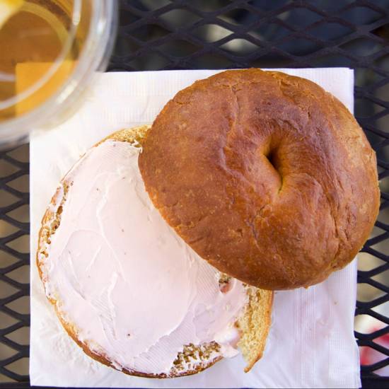 Order Bagel with Cream Cheese food online from Espresso Yourself Coffee & Cafe store, St. Louis on bringmethat.com