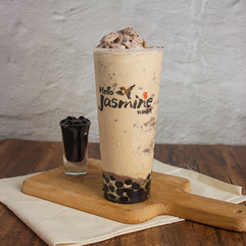 Order Boba Shake-Roasted Oolong food online from Hello Jasmine store, Chicago on bringmethat.com
