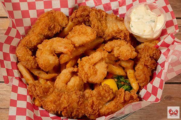 Order Combo Basket food online from Crazy Crab store, Greensboro on bringmethat.com