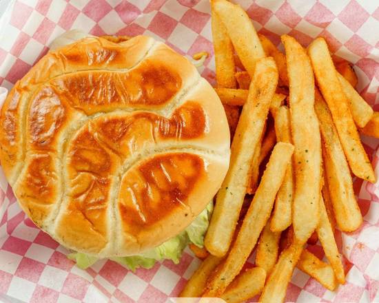 Order Cheeseburger Combo food online from Stax Wings store, Memphis on bringmethat.com