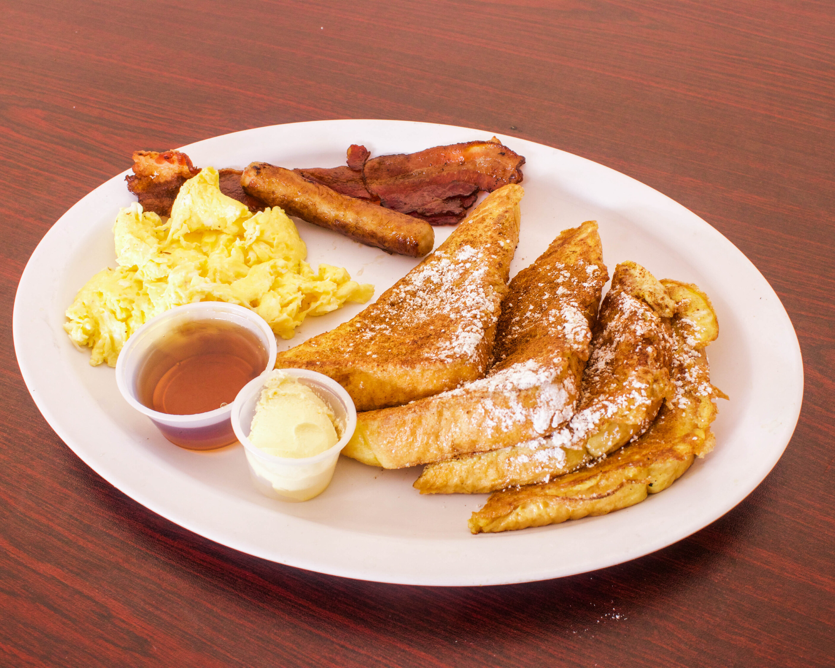 Order French Toast Plate food online from Cafe Of The Bay store, Oakland on bringmethat.com