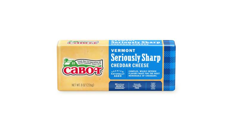 Order Cabot Vermont Seriously Sharp Cheddar Cheese food online from Trumbull Mobil store, Trumbull on bringmethat.com