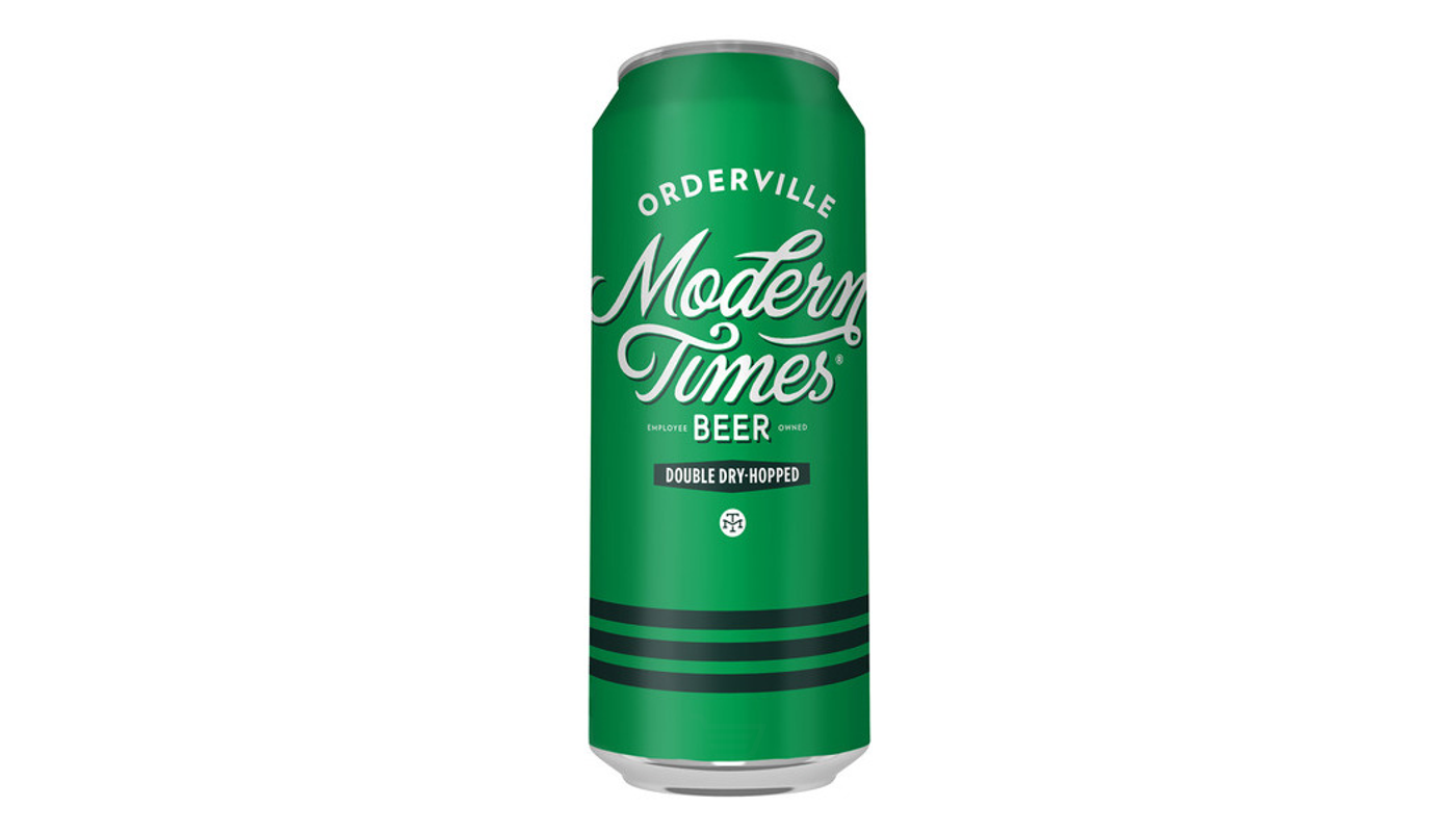 Order Modern Times Double Dry-Hopped Orderville 19.2oz Can food online from Foodland Liquor store, Santa Ana on bringmethat.com