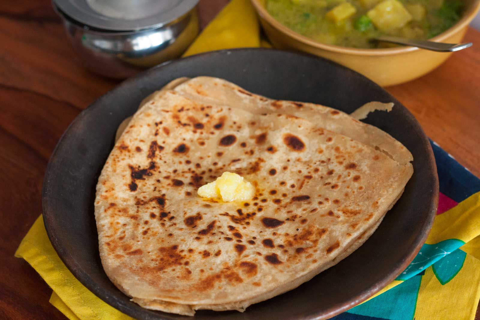Order Plain Tawa Paratha food online from Sunlight Indian Cuisine store, Ceres on bringmethat.com
