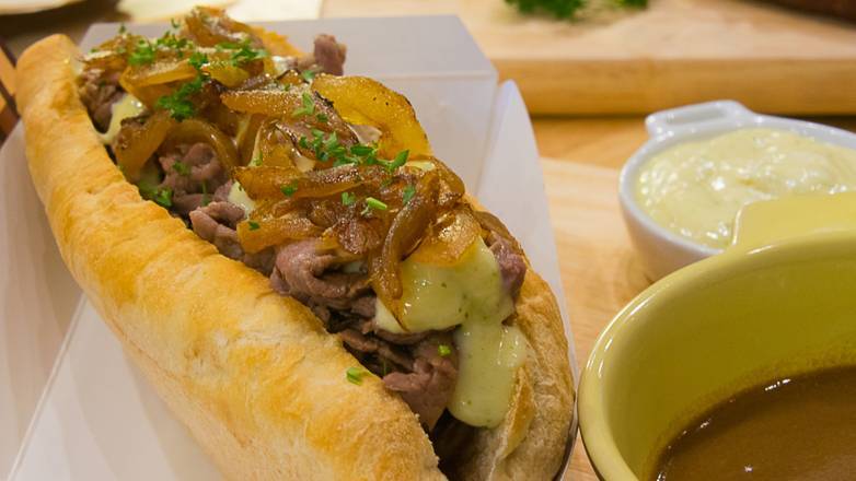 Order Philly Cheesesteak food online from Barn'S Burgers &Amp; Melts store, Houston on bringmethat.com