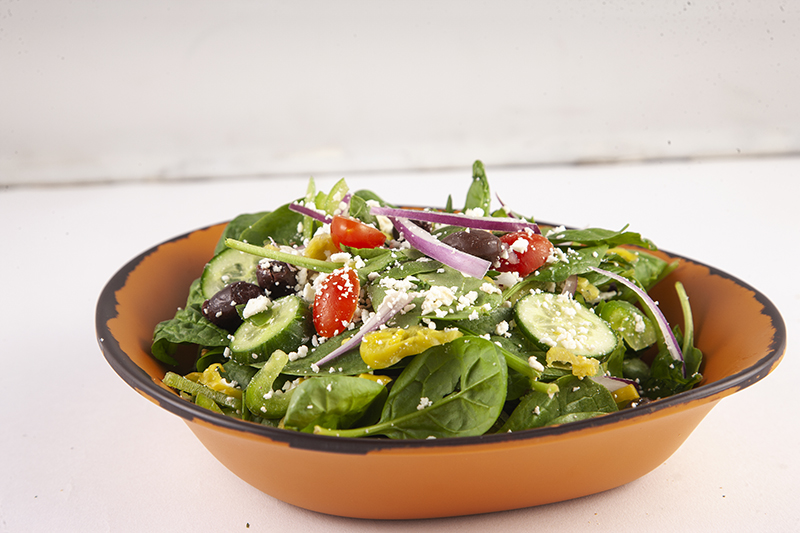 Order Greek Salad food online from Napolies Pizza Kitchen store, Van Nuys on bringmethat.com