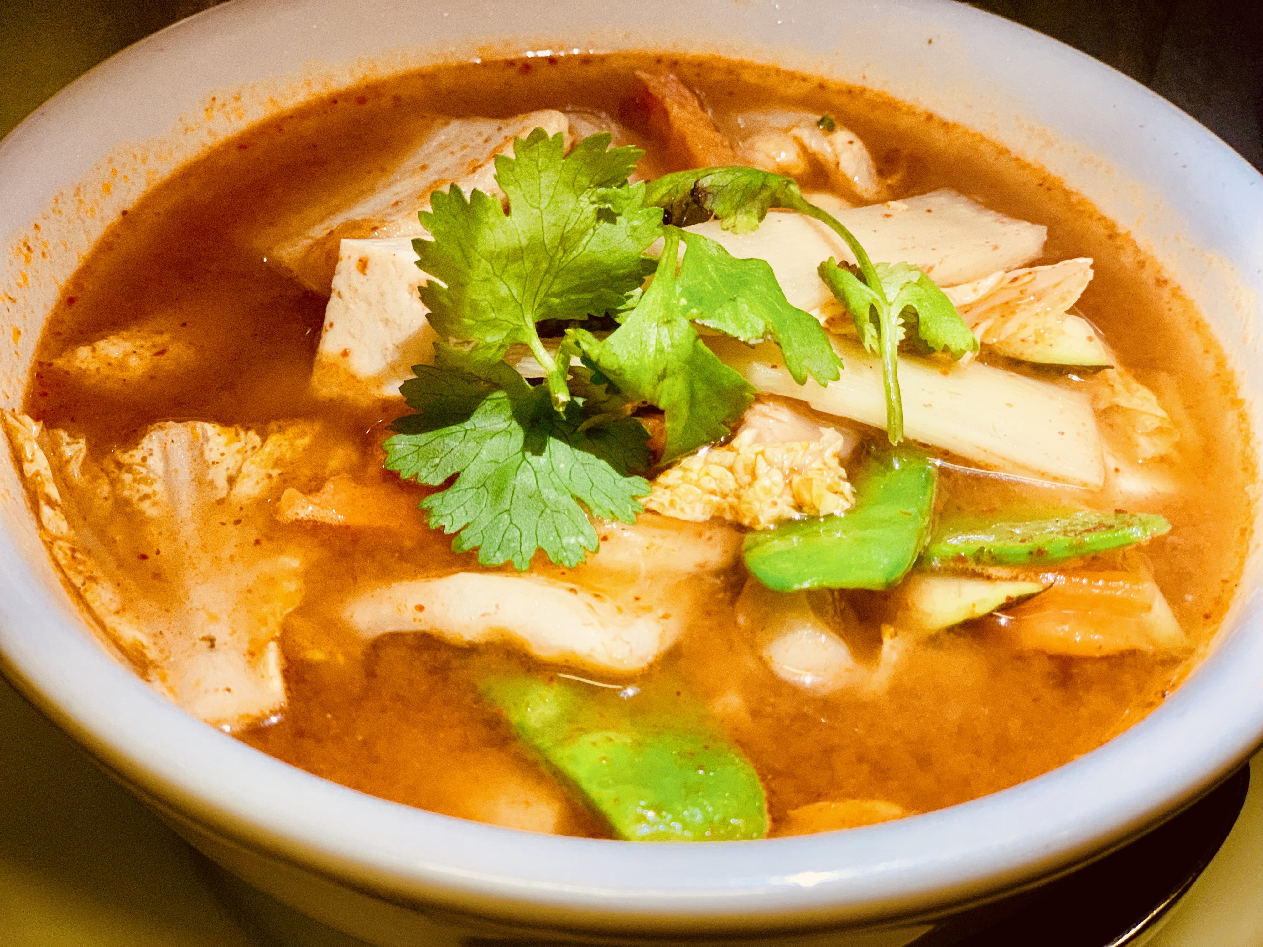 Order 1. Tom Yum Soup food online from Kao Thai store, Silver Spring on bringmethat.com