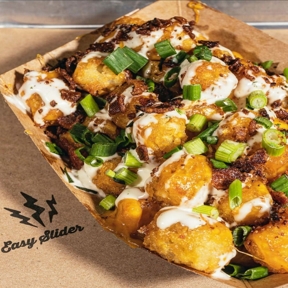 Order Loaded Tots food online from Easy Slider store, Dallas on bringmethat.com