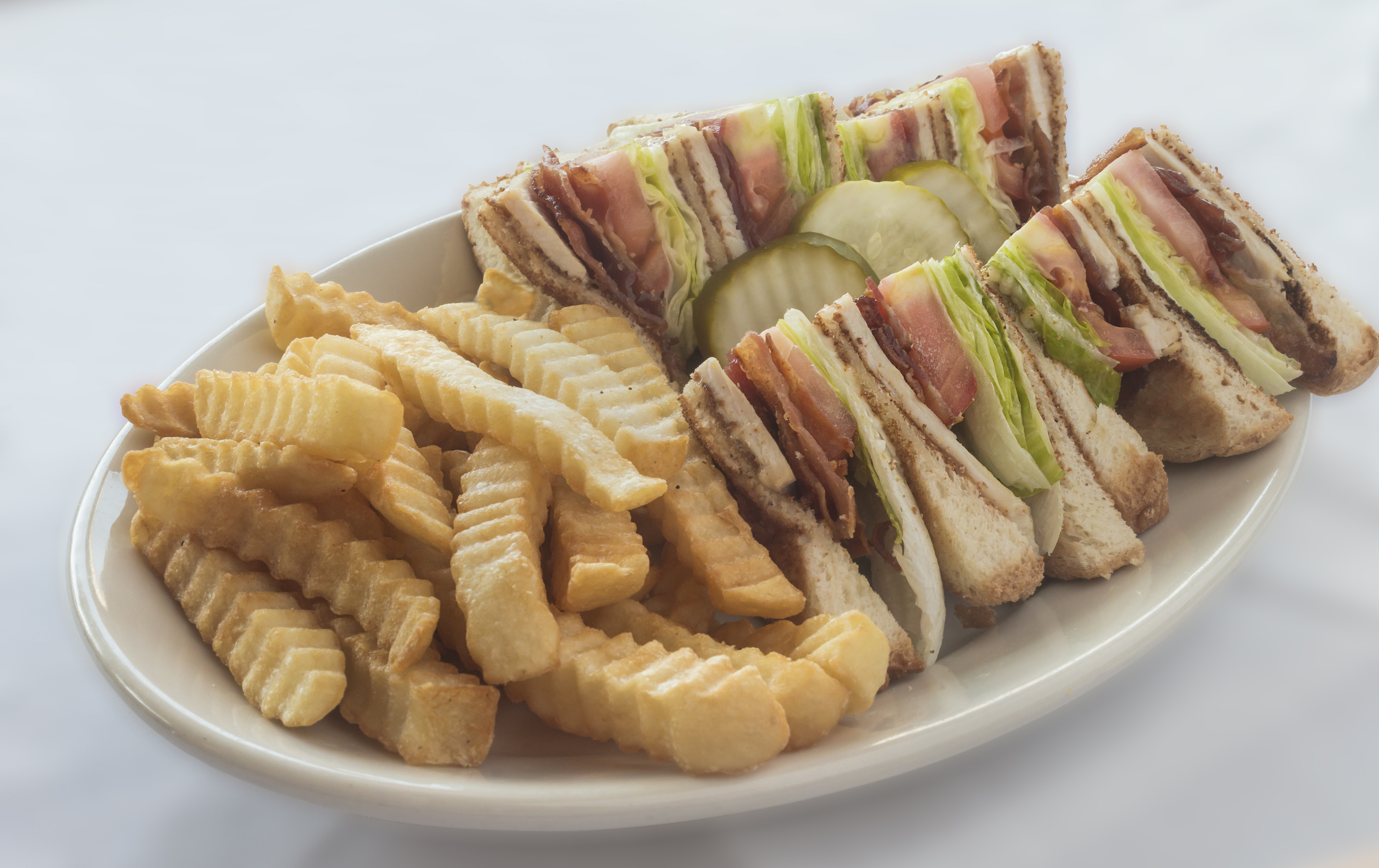 Order Club House Sandwich food online from Golden Apple Restaurant store, Chicago on bringmethat.com